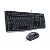 Logitech Combo Teclado Mouse Usb De Cable Mk120