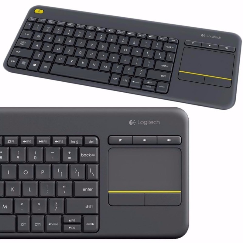 Se acabó la pesadilla de escribir en tu TV con este teclado inalámbrico low  cost, que además tiene touchpad
