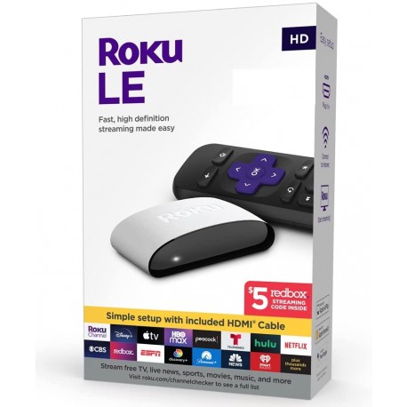 Roku LE Streaming Media Player 3930S3, rápido, alta definición, 1080p Full HD