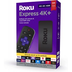 Roku Express 4K+ 2021 Reproductor multimedia de transmisión HD/4K/HDR 3941R