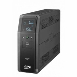 APC BR1500M2-LM Unidad Back UPS PRO BR 1500 VA, 10 tomas de salida, 2 puertos USB de carga, AVR, interfaz LCD, LAM