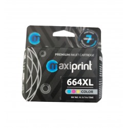 MXP-664T - Cartucho de Tinta Maxiprint Compatible con HP 664XL Tricolor 13 ml