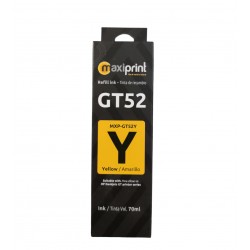 Maxiprint MXP-GT52Y - Botella de tinta para refill compatible con GT52 amarillo 70ml