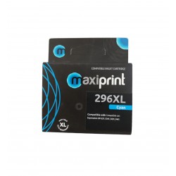 Maxiprint MXP-296C Cartucho de Tinta Compatible con Epson T296220 Cyan 12 ml