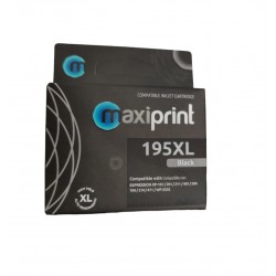 Maxiprint MXP-195K Cartucho de Tinta Compatible con Epson T195120 Negro 18 ml