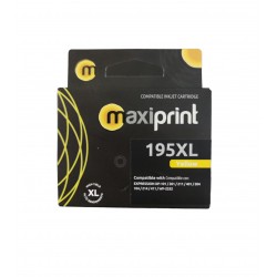 Maxiprint MXP-195Y Cartucho de Tinta Compatible con Epson T195420 Amarillo 13 ml