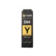 Maxiprint MXP-504Y Botella de tinta para refill compatible con 504 amarillo 70ml