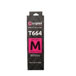 Maxiprint MXP-T664M Botella de tinta para refill, compatible con 664 magenta 70ml