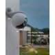 EZVIZ C8PF Cámara de seguridad para exteriores, cámara WiFi panorámica 1080P, inclinación/zoom