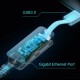 TP LINK UE300 ADAPTADOR USB 3.0 3 PUERTO HUB & GIGABIT ETHERNET