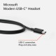 MICROSOFT I6S-00011 HEADSET MODERN USB-C BLACK