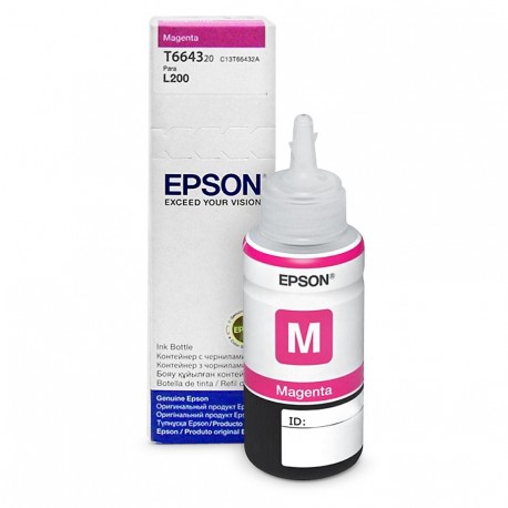Epson Botella de Tinta 664 Magenta 70 ml