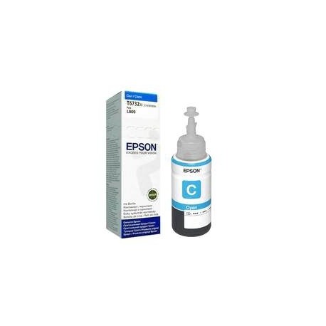 Epson Botella de Tinta 673 Cian 70 ml