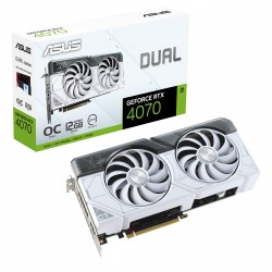 ASUS Dual GeForce RTX™ 4070 White Edition 12GB GDDR6X