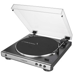 TOCADISCOS AUTOMATICO CON SALIDA ANALOGICA RCA GRIS MATE AT-LP60X-GM AT